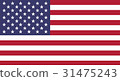 American flag illustration 31475243