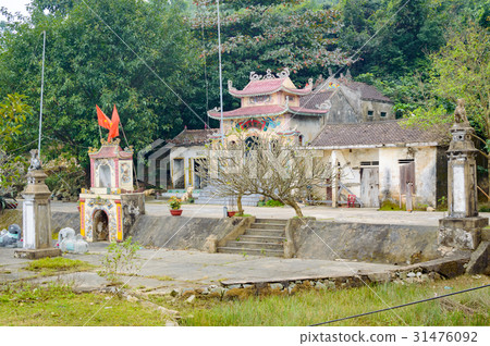 An old stone administrative building in Vietnam An old stone administrative building in Vietnam 31476092