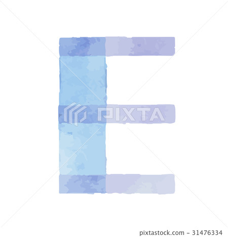 Colorful watercolor aquarelle font type Colorful watercolor aquarelle font type 31476334