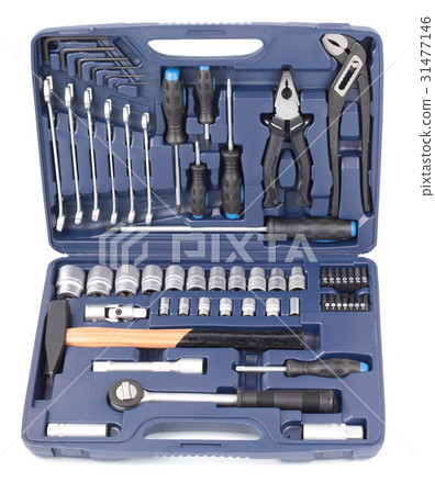 Toolbox isolated on white background 31477146