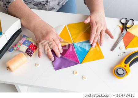 needlework and quilting in the workshop of a 31478413