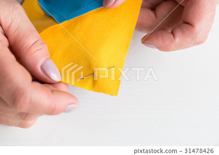 needlework and quilting at the workshop of a 31478426