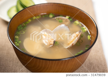 Clam miso soup Clam miso soup 31479039