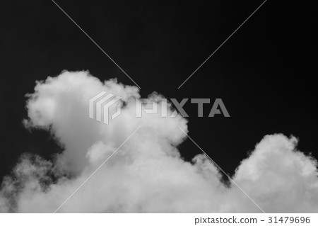 Isolated clouds over black. Isolated clouds over black. 31479696