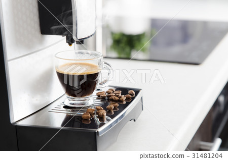 Home professional coffee machine with espresso 31481204