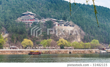 view of pagodas on East Hill Longmen Grottoes view of pagodas on East Hill Longmen Grottoes 31482115