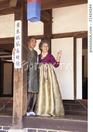 Hanbok, Nobubu, Namsangol Hanok Village, Jung-gu, Seoul Hanbok, Nobubu, Namsangol Hanok Village, Jung-gu, Seoul 31484844