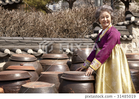 Changdok, Hanbok, Old Man, Namsangol Hanok Village, Jung-gu, Seoul 31485019