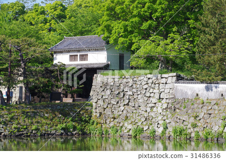 Okaguchi門和和歌山城堡的護城河 31486336
