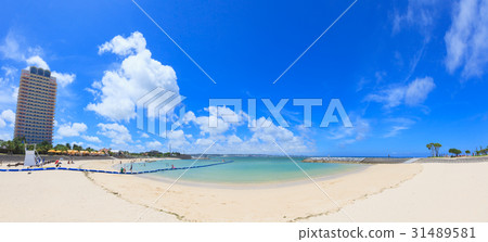 全景全景攝影日落海灘Kitaya Kitaya日落海灘Chatanicho 31489581