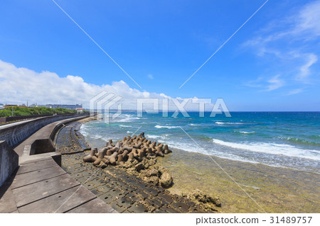 Chatan-cho sandbank Miyagi Coast Chatan-cho sandbank Miyagi Coast 31489757
