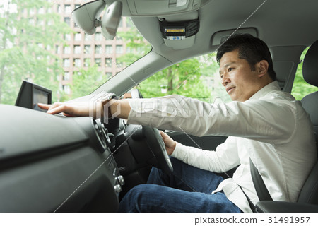 Casual middle man male car Casual middle man male car 31491957