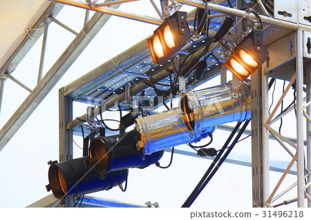 Stage lighting of event Stage lighting of event 31496218