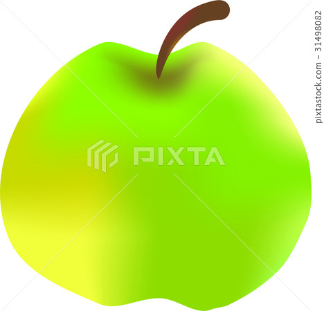 Green fresh apple fruit symbol. Apple icon. Green fresh apple fruit symbol. Apple icon. 31498082