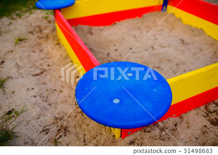A nice sandbox playground filled A nice sandbox playground filled 31498683