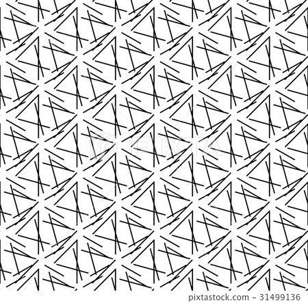Black and white geometric seamless pattern Black and white geometric seamless pattern 31499136