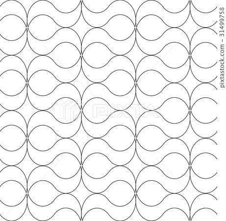 Black and white geometric seamless pattern - Stock Illustration ...