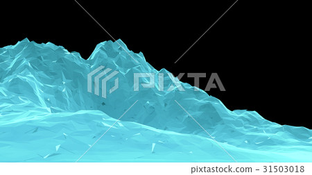 Digital Abstract Wireframe Landscape Background Digital Abstract Wireframe Landscape Background 31503018