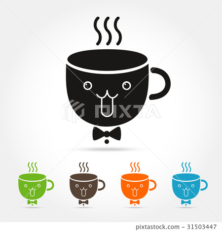 coffee cute cup logo Vector 31503447