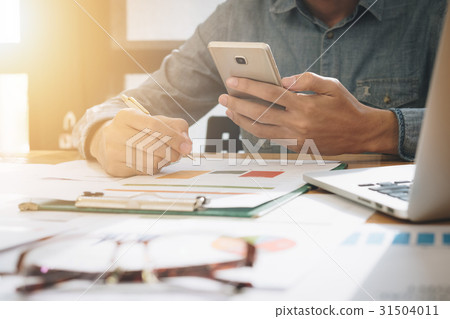 Business process photo. Account manager  31504011