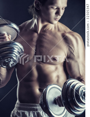 Muscular man Muscular man 31505347