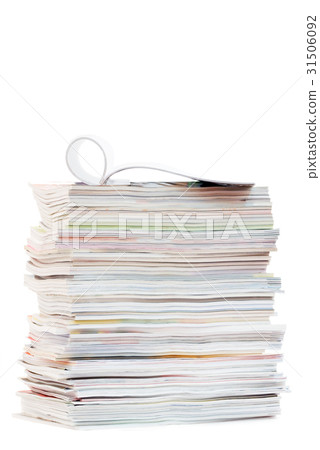 stack of magazines stack of magazines 31506092