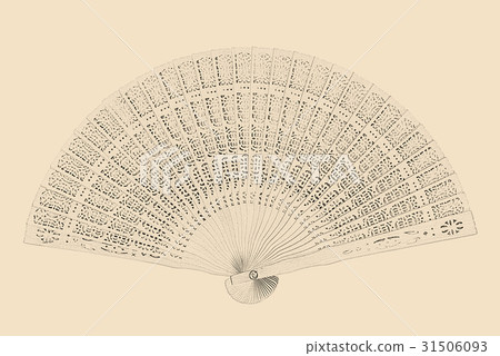 opened fan 31506093