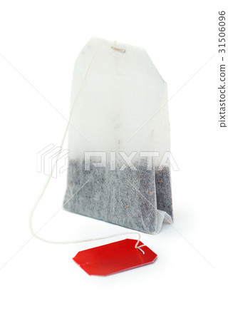 Teabag with red label Teabag with red label 31506096