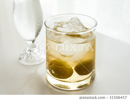 Plum wine soda cracker soda water 31506457