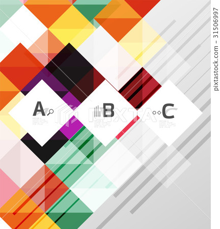 Modern geometrical square banner, minimalistic Modern geometrical square banner, minimalistic 31506997