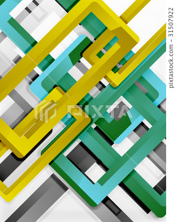 Rectangle tube elements, vector background Rectangle tube elements, vector background 31507922