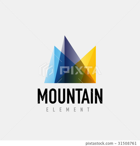 Mountain logo geometric design Mountain logo geometric design 31508761