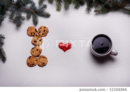 Ceramic Mug coffee, chocolate chip cookies 31508866