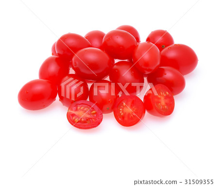 Tomato cherry isolated on white background. Tomato cherry isolated on white background. 31509355