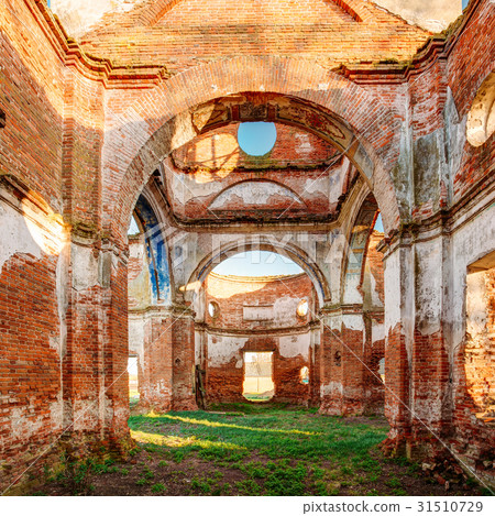 Old Ruined Orthodox Church Of The St. Nicholas In Old Ruined Orthodox Church Of The St. Nicholas In 31510729