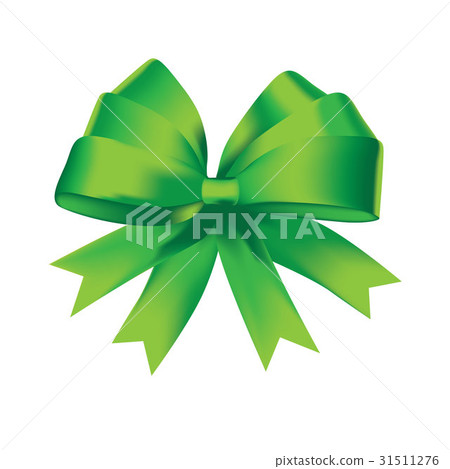 green bows.Vector decorative elements of the tape green bows.Vector decorative elements of the tape 31511276