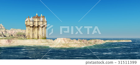 Scottish castle by the sea Scottish castle by the sea 31511399