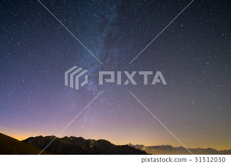 The wonderful starry sky on Christmas time 31512030