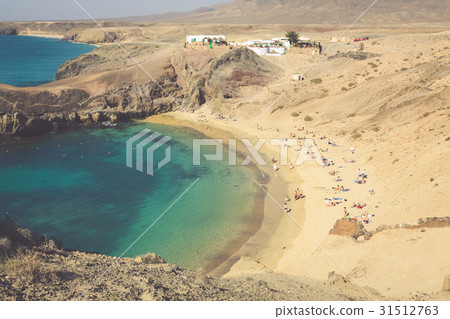 Papagayo beach, Lanzarote. Canary Island. Papagayo beach, Lanzarote. Canary Island. 31512763
