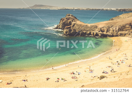 Papagayo beach, Lanzarote. Canary Island. 31512764