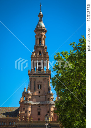 Spanish Square (Plaza de Espana) in Sevilla Spanish Square (Plaza de Espana) in Sevilla 31512786