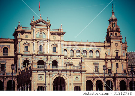Beautiful Plaza de Espana, Sevilla, Spain Beautiful Plaza de Espana, Sevilla, Spain 31512788
