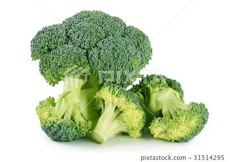 Fresh broccoli isolated on white background 31514295