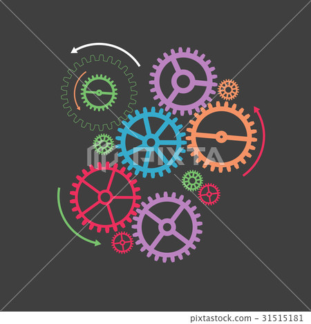 Abstract technology background. Cog wheel theme Abstract technology background. Cog wheel theme 31515181