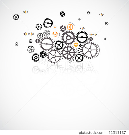 Abstract technology background. Cog wheel theme Abstract technology background. Cog wheel theme 31515187