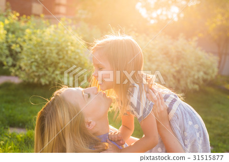 Portrait of happy loving mother and her baby 31515877