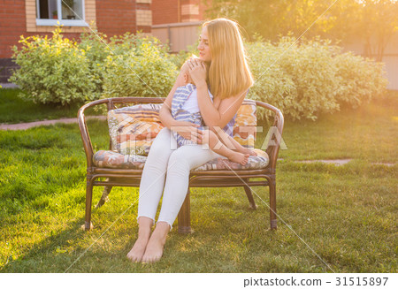 Portrait of happy loving mother and her baby 31515897