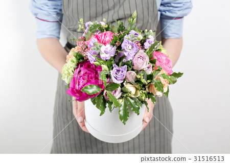 beautiful bouquet made of different flowers in 31516513