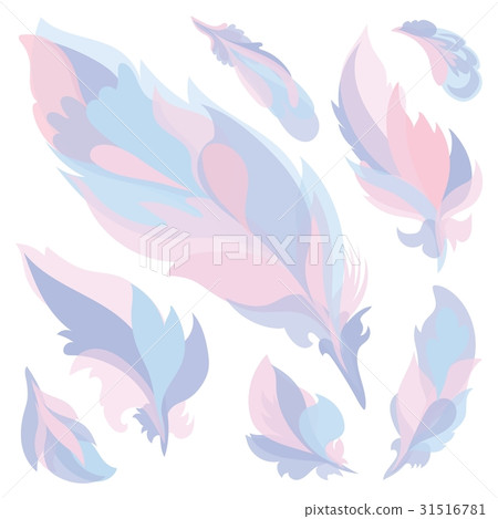 Candy Color Vector Feathers Candy Color Vector Feathers 31516781