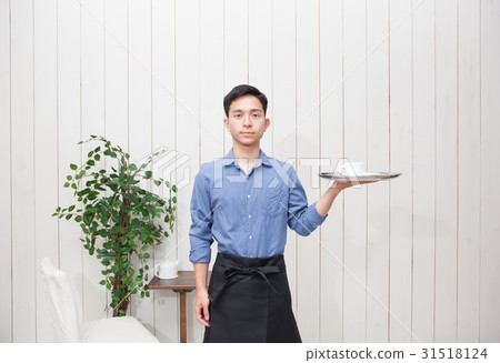 咖啡廳商店職員圖像食品商店 咖啡廳商店職員圖像食品商店 31518124